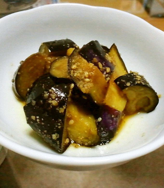 絵日記コラム29日目なすのにんにくポン酢揚げ浸し マルサイ読み物アマノフーズ公式ブランドサイト