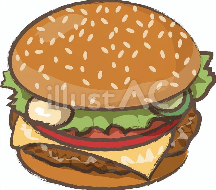 おいしい大ハンバーグ ビッグマック ハンバーガー イラスト 美味しいイラスト画像とPSDフリー素材透過の無料ダウンロード - Pngtree