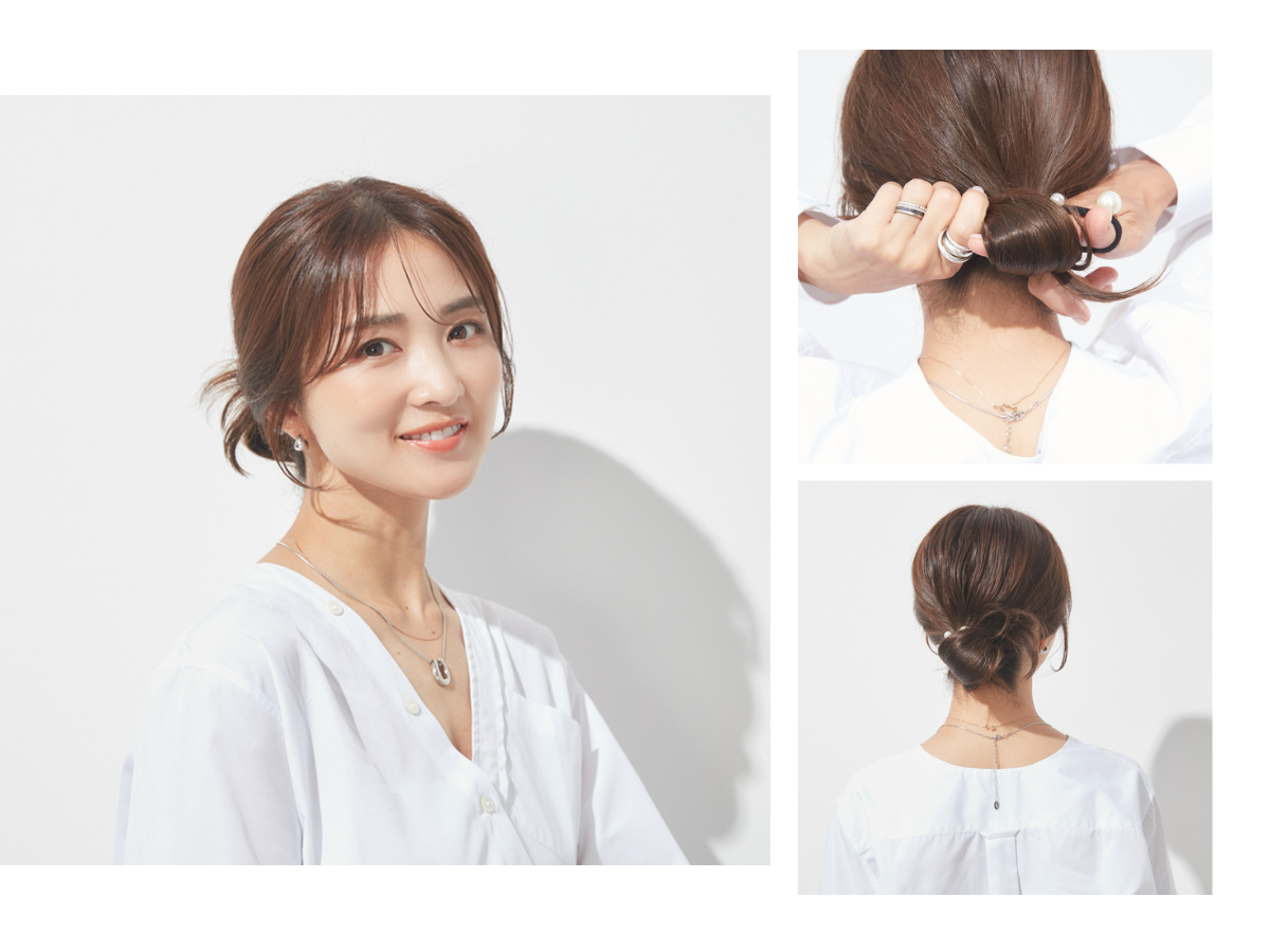 夏の若見えまとめ髪ミディアム編 清潔感があるのに女らしい韓国風お団子が正解！美ST ONLINE