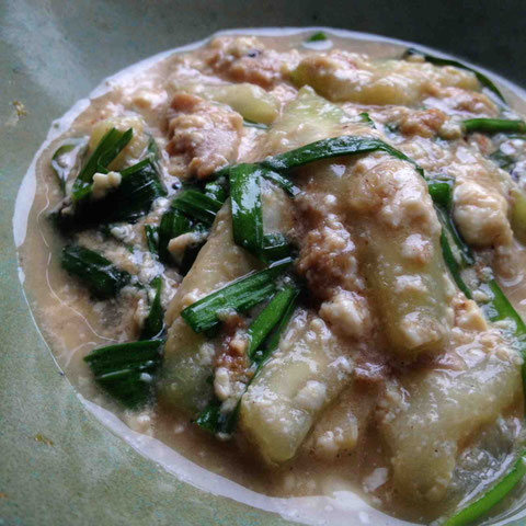 ナーベラー ヘチマ 味噌煮 ayapan*Snapdish スナップディッシュID:LPmGqa