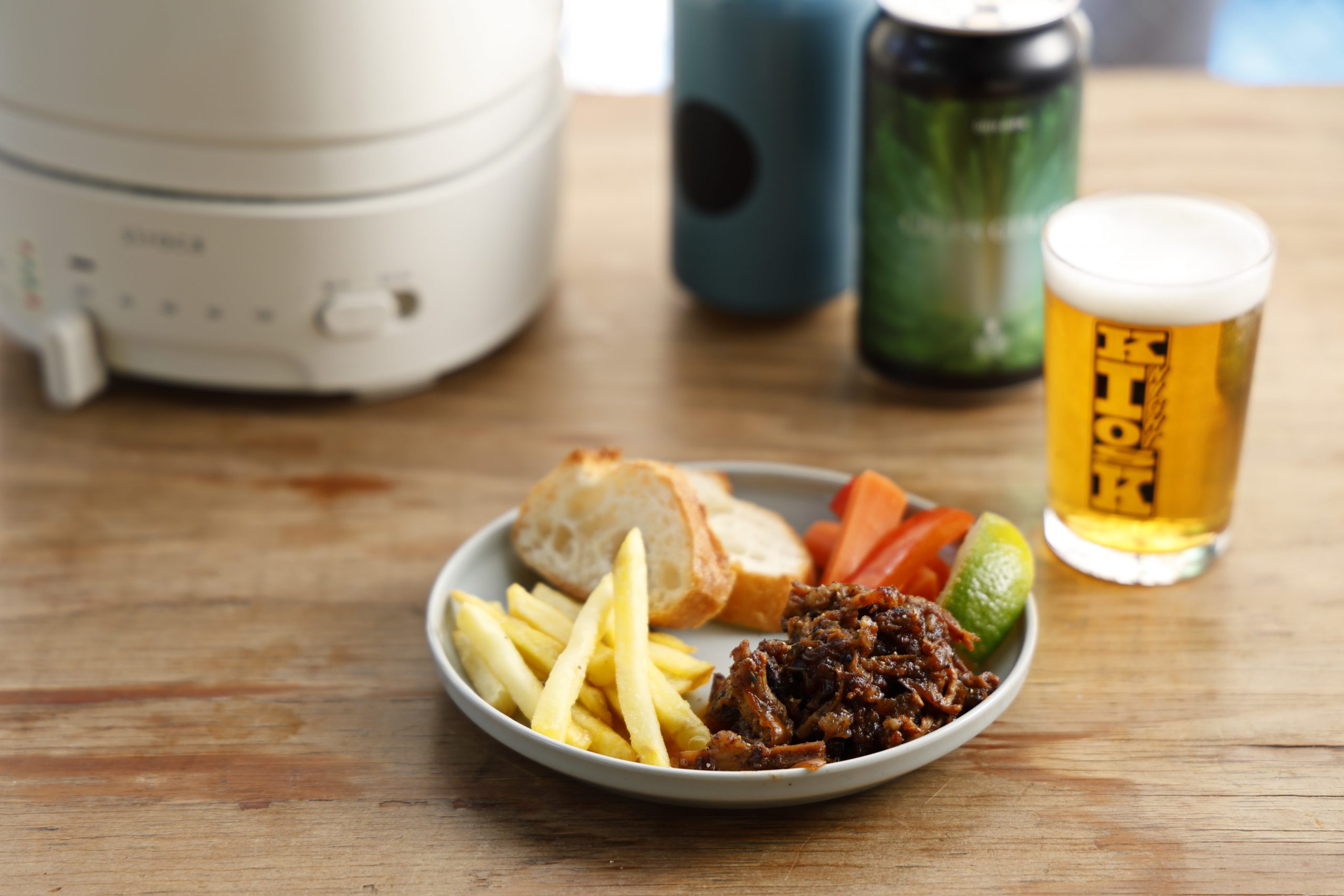 簡単！炊飯器レシピ 炊飯器で絶品プルドポーク＼ ^o^朝の1時間で ラクウマ 3食お家ごはん 〜腹ペコ3姉妹日記