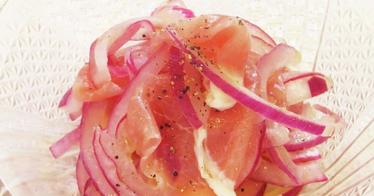 19 11 10 紫玉ねぎとハムのキムチマリネキムチレシピ