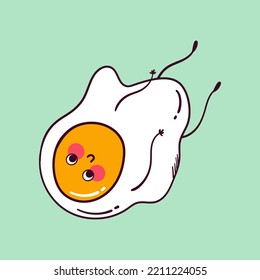 iOSスタイルの かわいい卵 アイコン