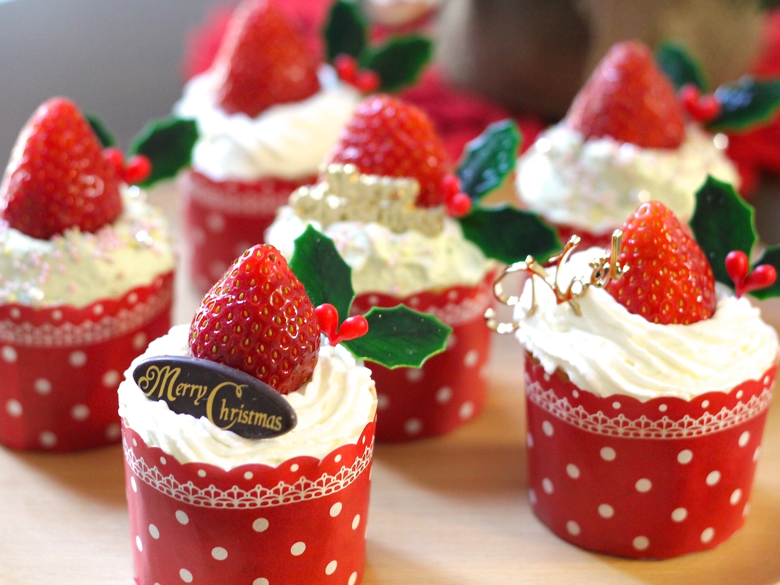 動物カップケーキ