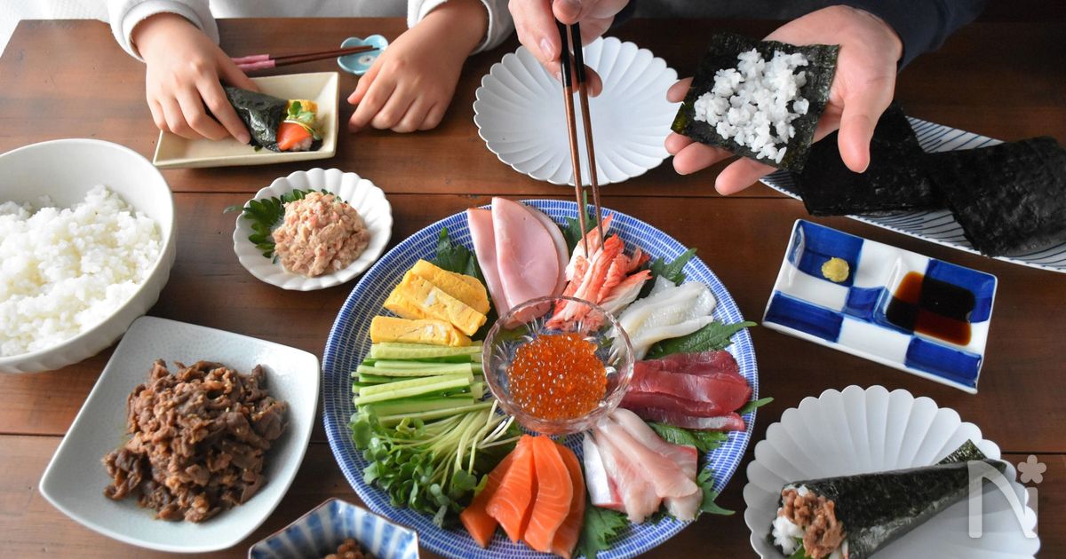 手巻き寿司の具材と酢飯の作り方！定番から変わり種までご紹介デリッシュキッチン