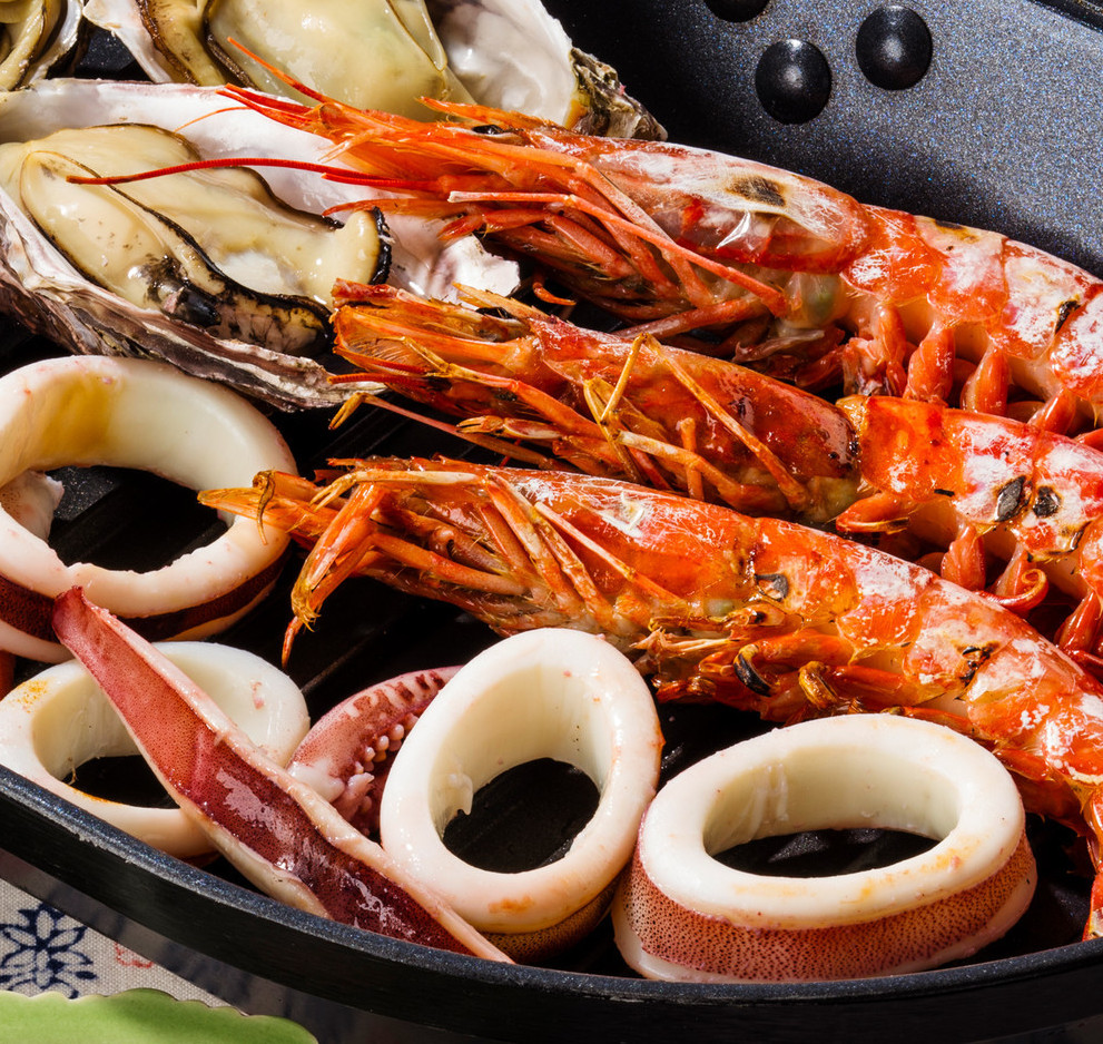 キャンプ飯 エビのバーベキュー焼きコールマンColeman