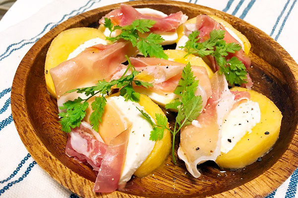 おしゃれなカマンベール生ハム巻きの作り方