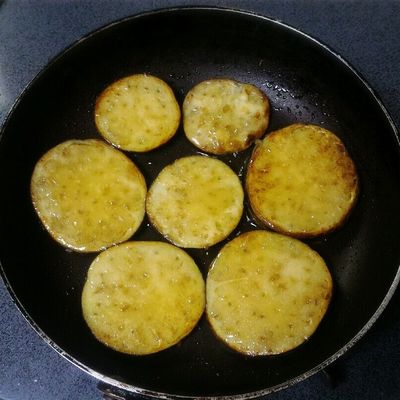 丸ナスのステーキ 茄子・なす