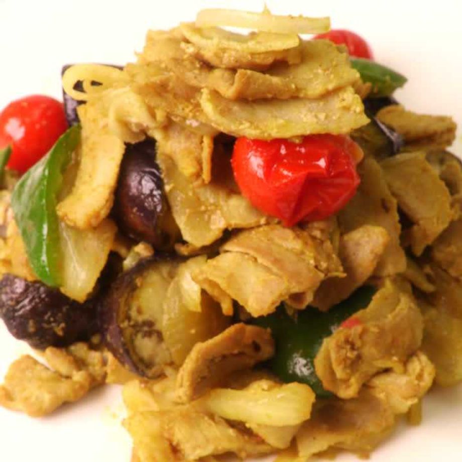 豚肉と野菜の和風カレー炒めeフレンズ ぱくぱく献立くん