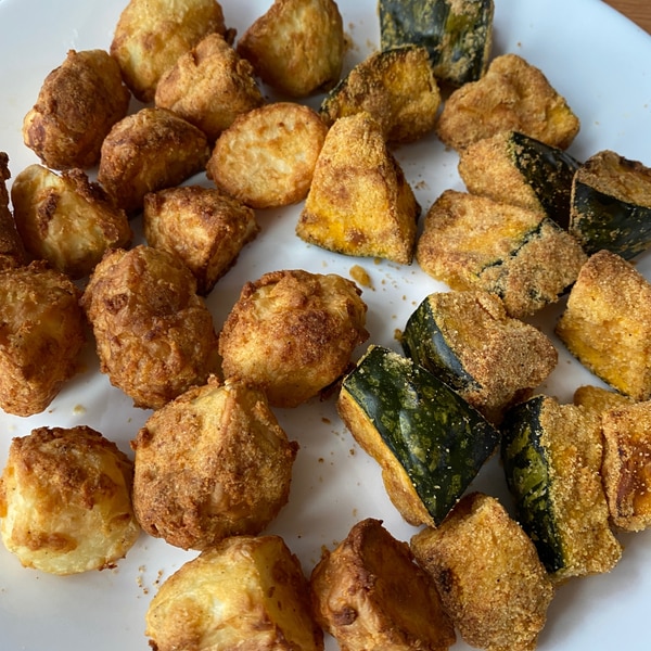 やみつきたれ唐揚げ たれも同時にノンフライヤー調理♪