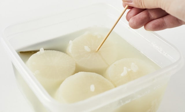 レンジで簡単！大根の下ゆで