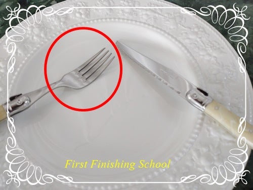 フォーク＆ナイフ食後の置き方 ちょこっとテーブルマナー講座