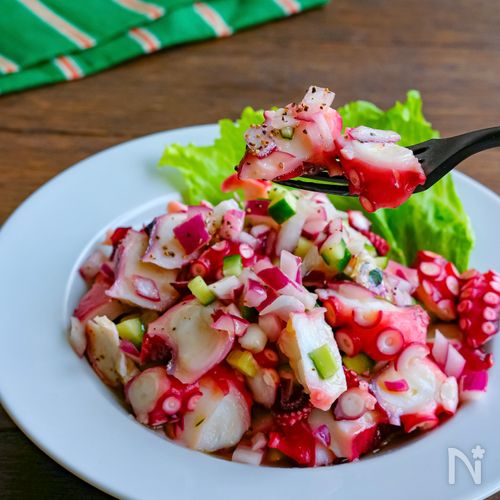 タコのセビーチェ