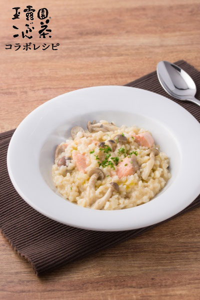 鮭ときのこのリゾット