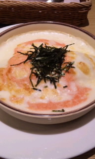 ぱぱっと和風明太子オムライス