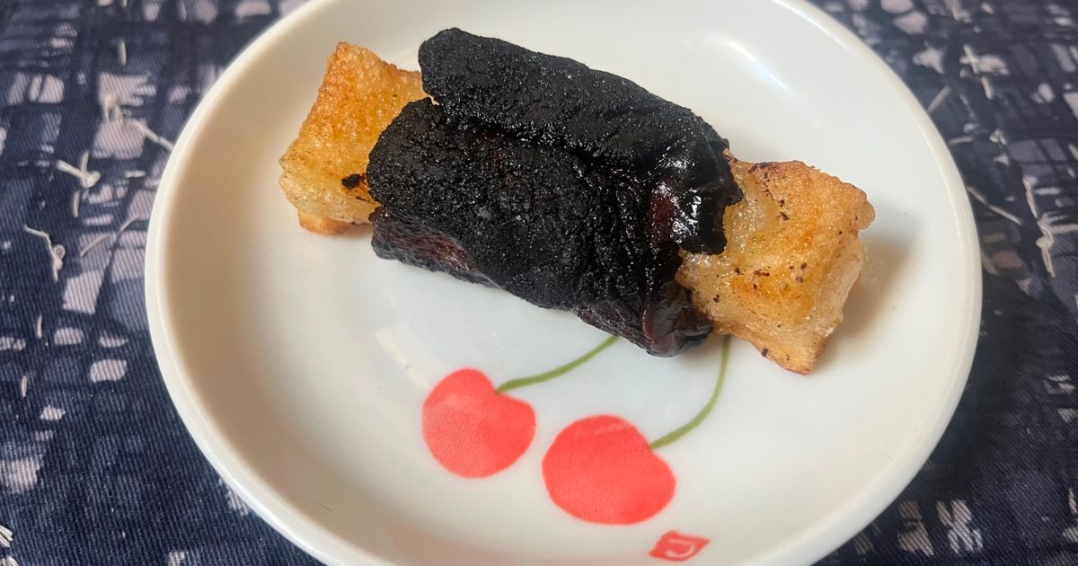 スライスかき餅でかんたん☆かきもちピザ