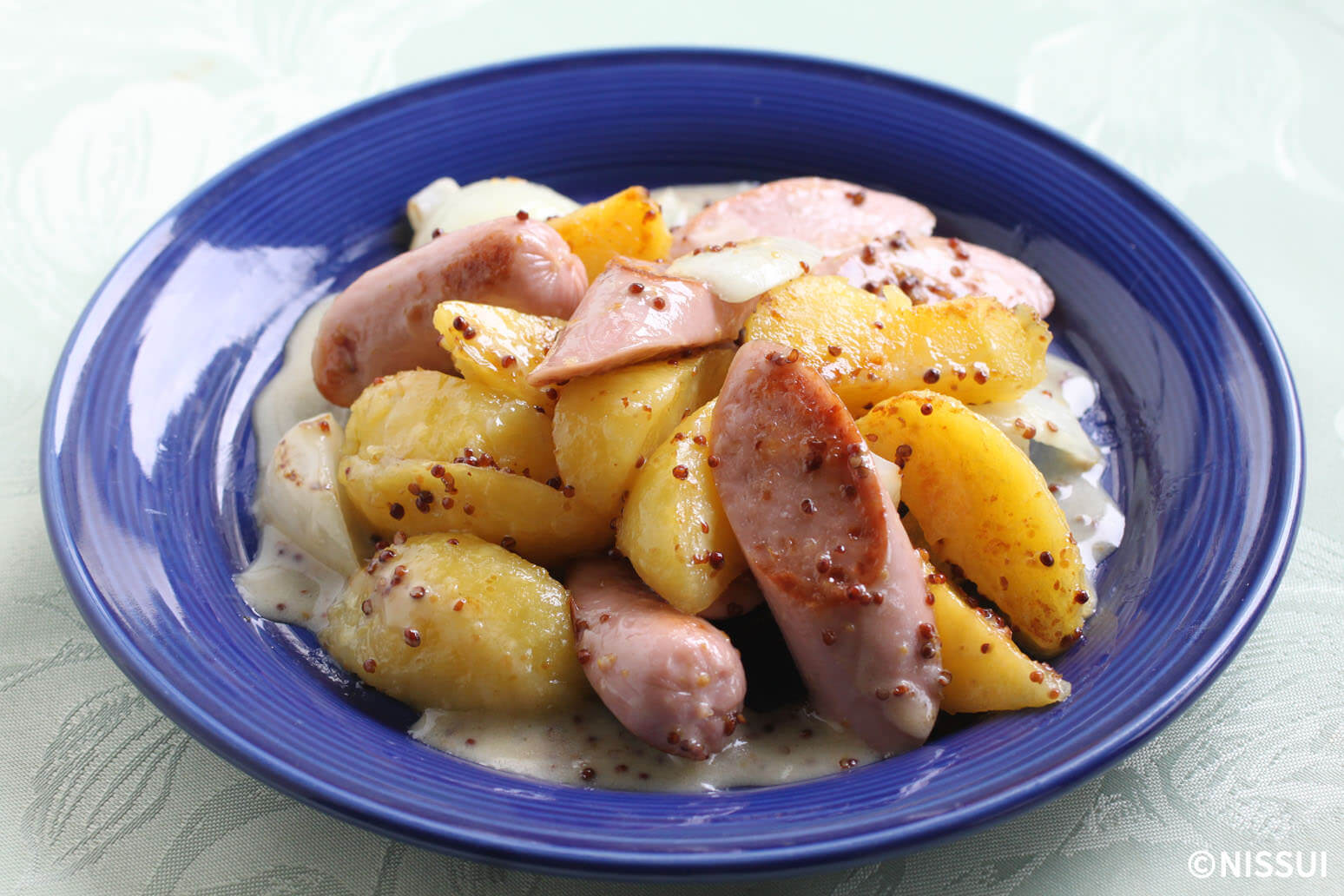 ブロッコリーと魚肉ソーセージのデリサラダ