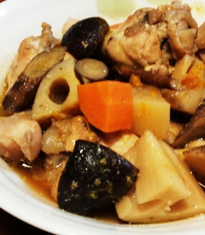 炊飯器で簡単⭐︎手羽元の煮物風スープ