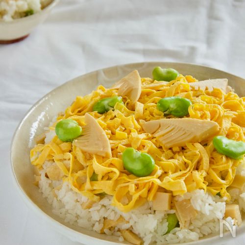 たけのことふきのちらしずし レシピ 講師は土井 勝さん使える料理レシピ集 みんなのきょうの料理 NHKエデュケーショナル