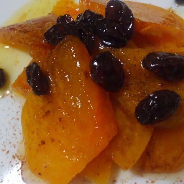 お家で作れる 「アマレット風味のおしゃれな柿のデザート」の作り方 オーノユウコ- クスパ