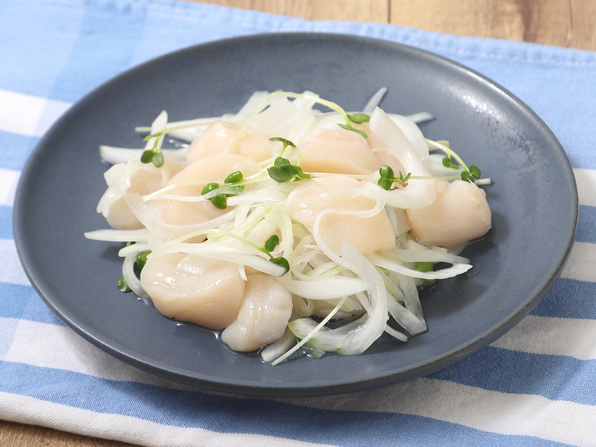 ホタテ三昧。～ホタテの貝ヒモde三品 お刺身＆酢の物＆味噌汁～ : るぅのおいしいうちごはん Powered by ライブドアブログ