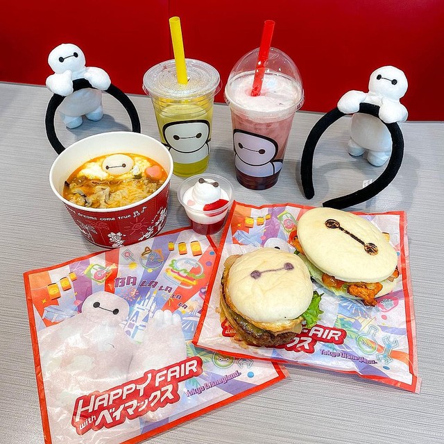 TDLハッピーフェア・ウィズ・ベイマックス フードメニュー、イベントより一足先に2020 12 26より販売スタート！ベイマックスのモチーフだよ♡ミッキー大好き！海外ディズニーリゾート