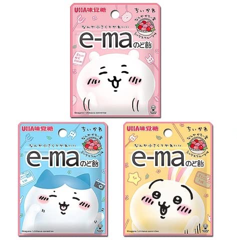 かわいすぎる！ちいかわe-maのど飴3種類レビュ