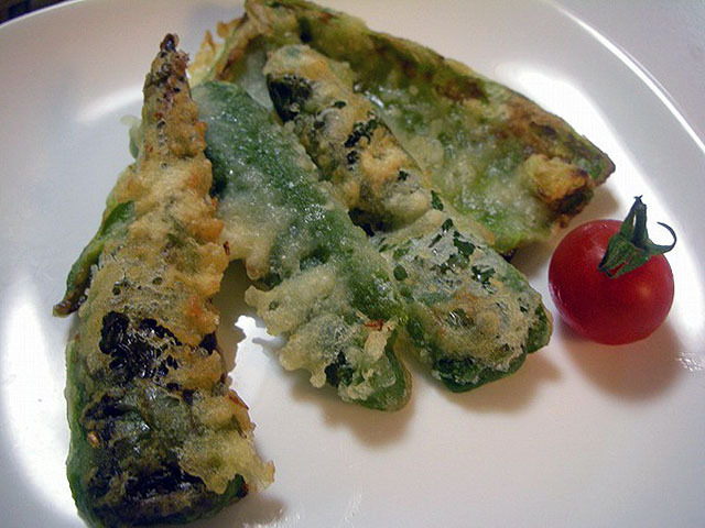 天婦羅用のピーマンの切り方‼‼～簡単キレイに下処理～