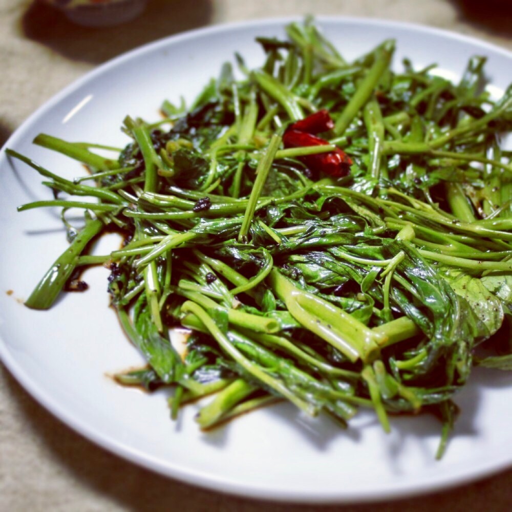 空心菜の炒め物