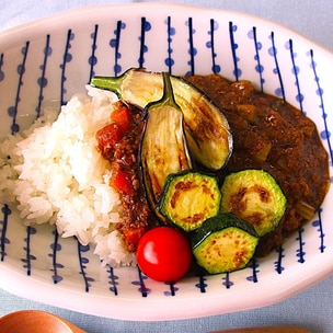 長芋のドライカレー 副菜