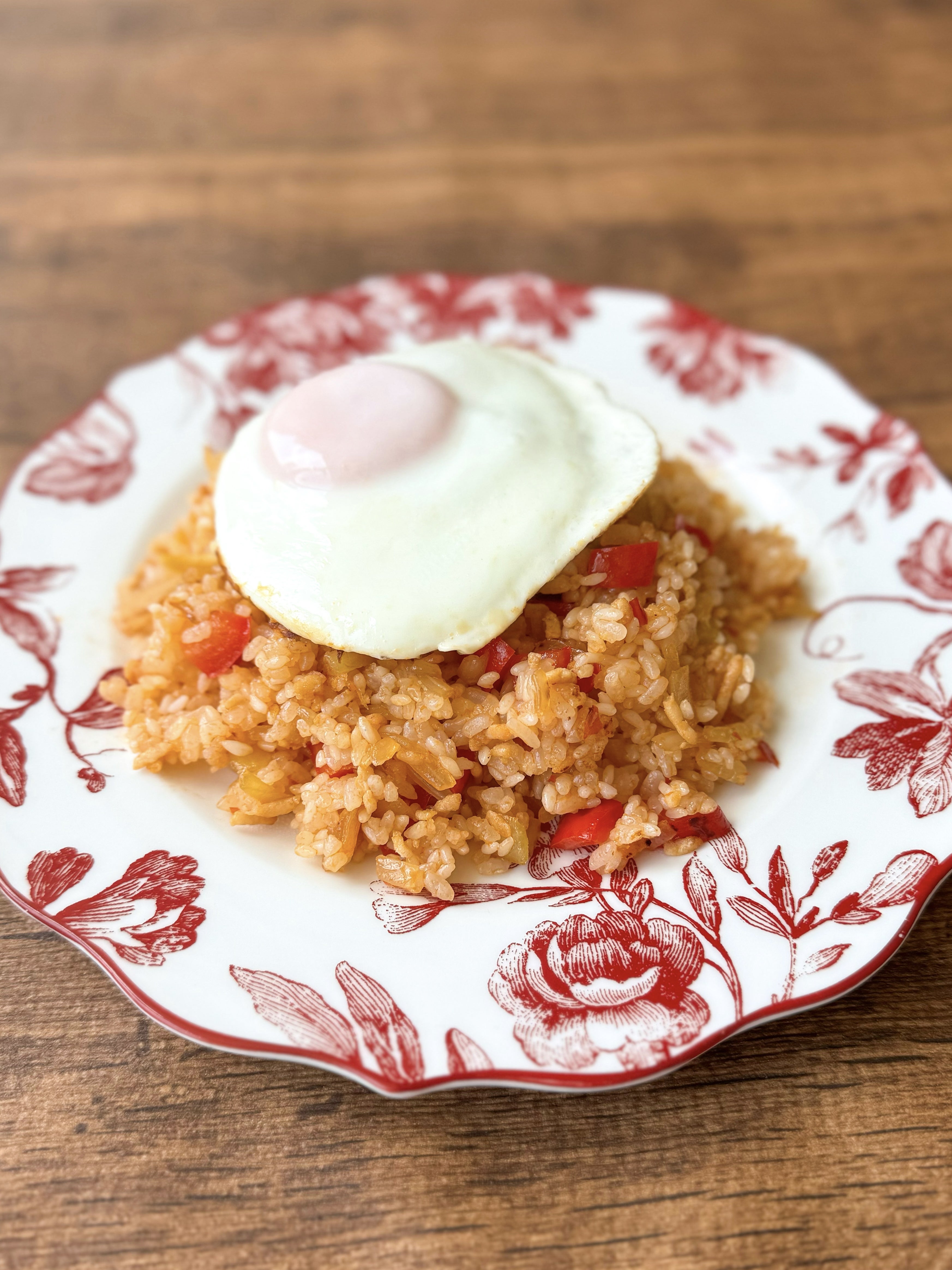 玄米ごはんでつくる ナシゴレン