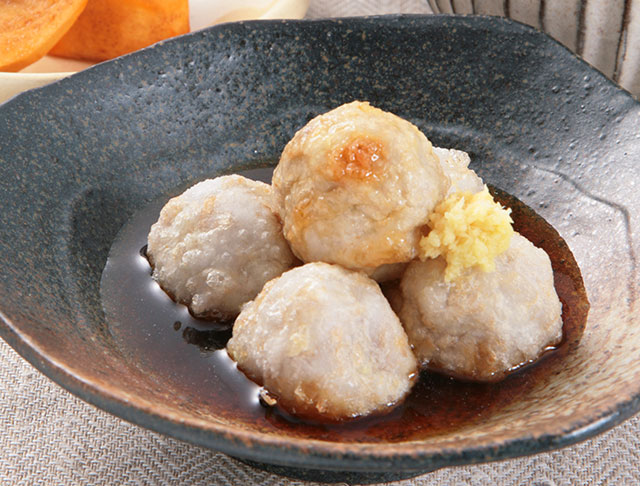 実は簡単‼︎『里芋ととうもろこしの揚げ出し 明太あんかけ』