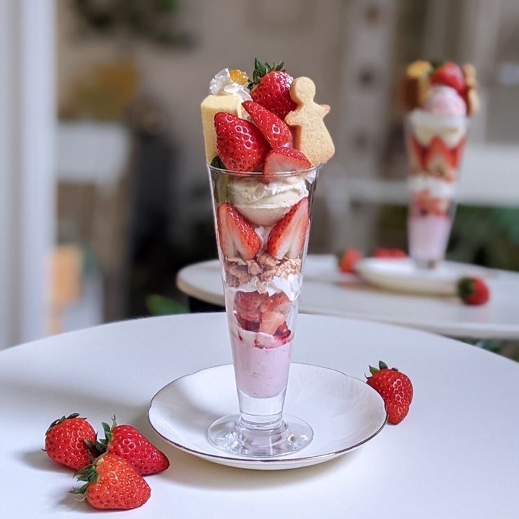 パフェ活🍨🍓 プレート無料で付いてきて Happy birthdayにしてもらった🧁🥣💞スイスホテル南海大阪スイスホテル南海パフェパフェ活アフタヌーンティーホテルアフタヌーンティーお誕生日お誕生日会推し活ホテルスイーツ大阪カフェ難波カフェ大阪