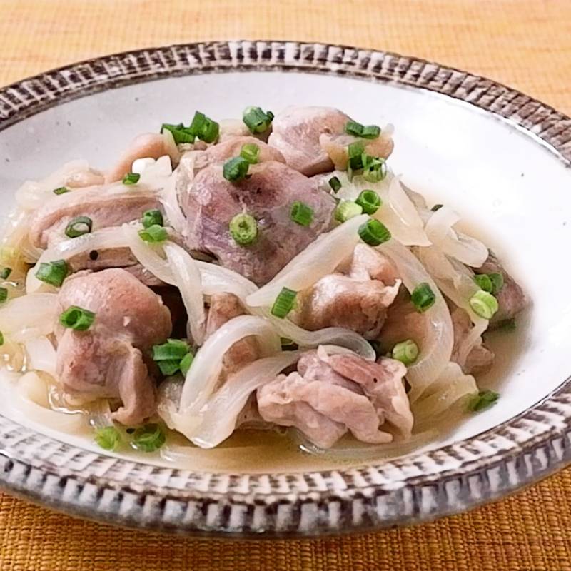 鶏とたまねぎのコク旨さっぱり煮