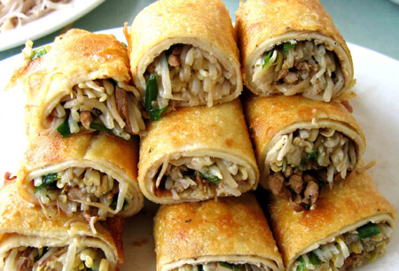 中国のお料理「春巻き」as