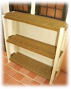 地杉の店舗什器 パン棚 - 福島木工家具店