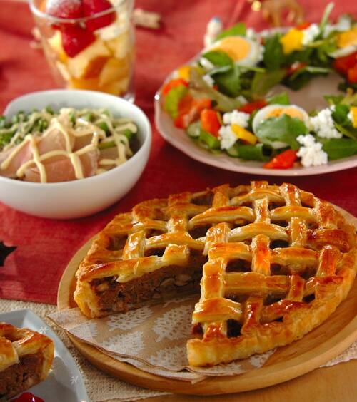 今日の献立 2023年12月24日 日 「クリスマス料理 子どもが喜ぶ華やかミートパイ」Infoseekニュース