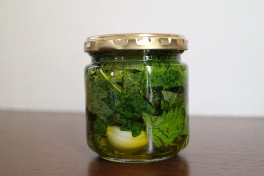 おつまみに最適！ タコとニンニクのバジル炒め