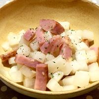 もっちもち♡ベーコンチーズ入り大根チヂミ