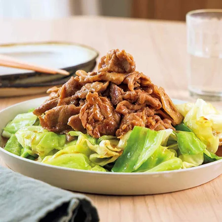 塩もみキャベツの豚肉巻✿カレー風味