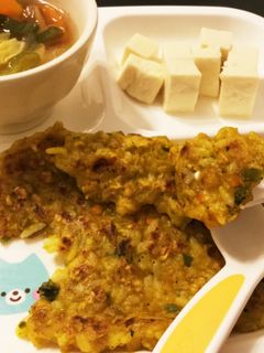 離乳食後期〜完了期オートミールおやき♡