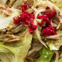 キャベツとツナのピリ辛和え