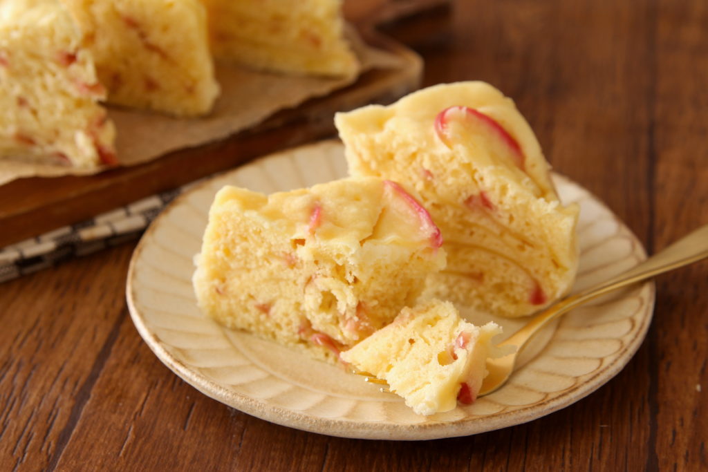 りんご入りヨーグルトケーキレシピしっとり生地