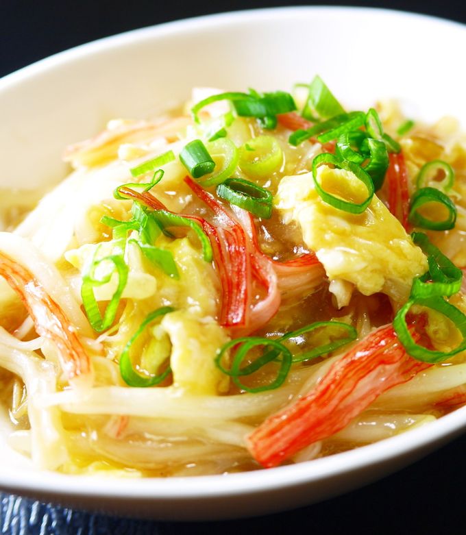 もやしかに玉 もやしでかさ増し♪天津飯よりヘルシー！シャキシャキ食感で食べ応え抜群macaroni マカロニ