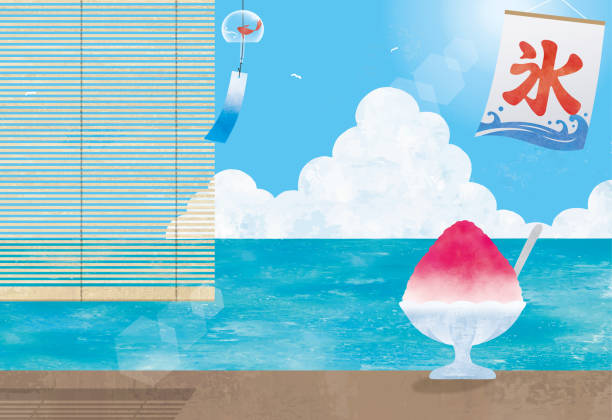 2,700点を超えるかき氷のイラスト素材、ロイヤリティフリーのベクター素材グラフィックスとクリップアート - iStock夏, 風鈴, スイカ