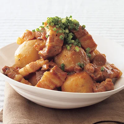 食育ソムリエおすすめ サトイモと鶏肉の中華煮 │ JA山武郡市