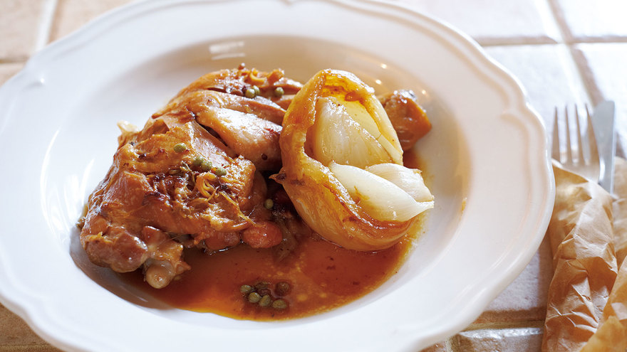 玉ねぎたっぷり♪ 鶏むね肉のおろし煮