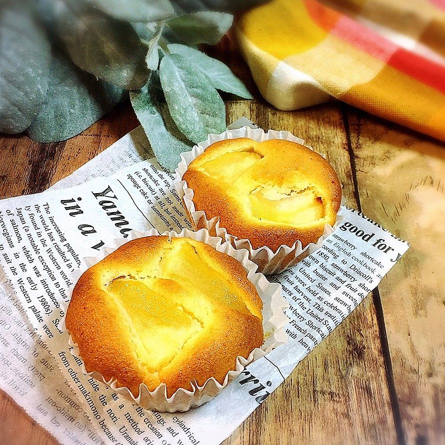 簡単！混ぜて焼くだけケーキ！泡立てない！小麦粉ふるわない！りんごのヨーグルトポムポムレシピ - 美味しくてHappyな毎日