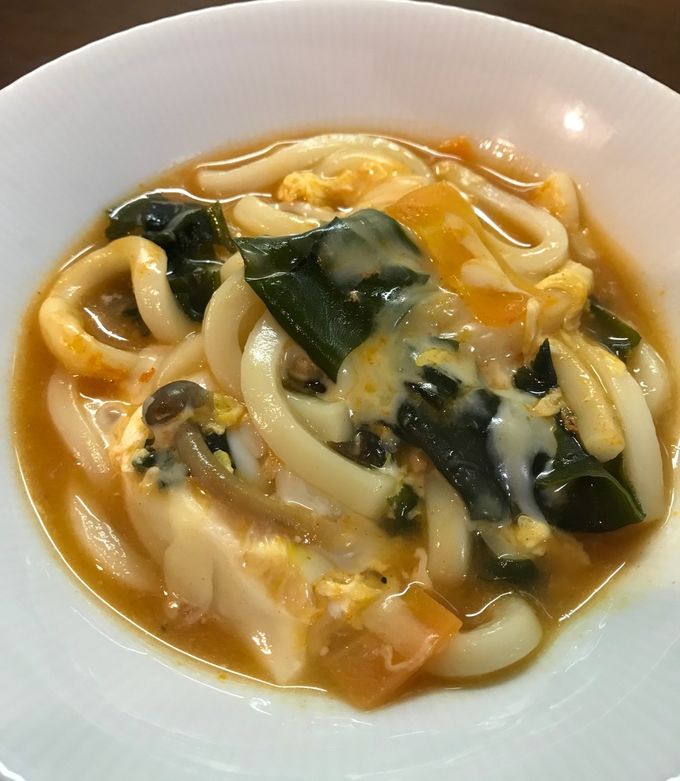 簡単キムチ焼うどん