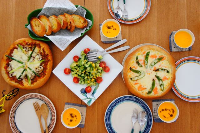 手作りピザでおもてなし♡パンやお菓子作り♡とおうちごはん♪